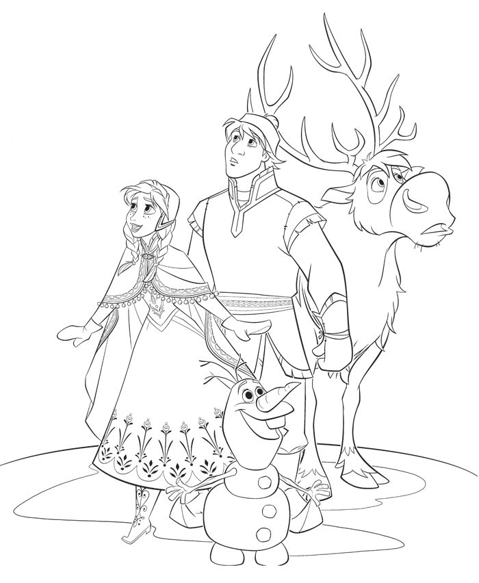 700x852 Best Frozen Coloring Pages Images On Coloring Books