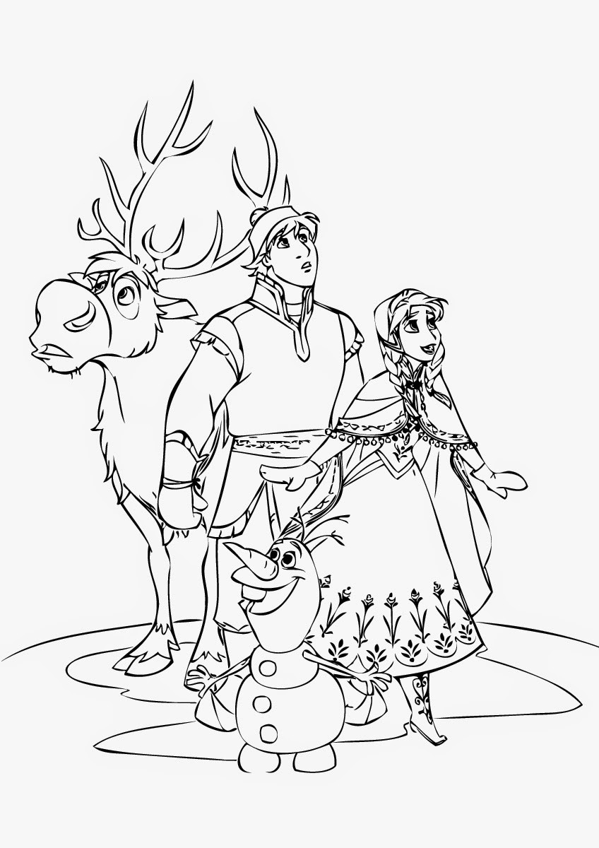 848x1200 Frozen Coloring Pages Got Picturesque Kristoff Acpra