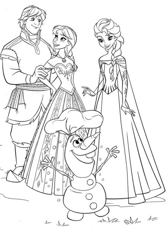 580x789 Kristoff Frozen Coloring Book