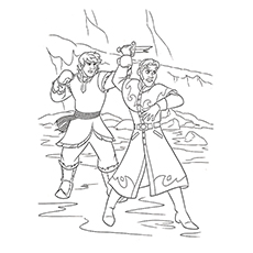 230x230 Beautiful Frozen Coloring Pages For Your Little Princess