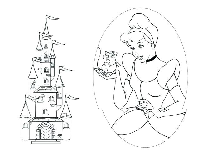 667x500 Frozen Coloring Pages Elsa Ice Castle Printable Coloring Printable