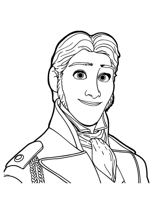 600x776 Portrait Of Prince Hans Coloring Pages Portrait Of Prince Hans