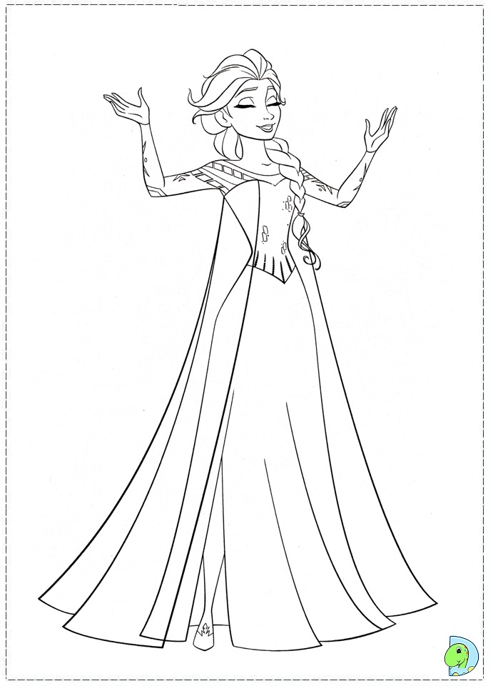 691x960 Frozen Coloring Pages, Disney's Frozen Coloring Page