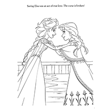 230x230 Beautiful Frozen Coloring Pages For Your Little Princess