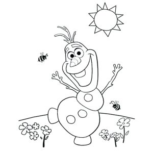 300x300 Fresh Frozen Fever Coloring Pages Elsa