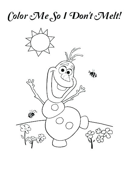 425x556 Printable Olaf Coloring Pages Free Printable Colouring Pages