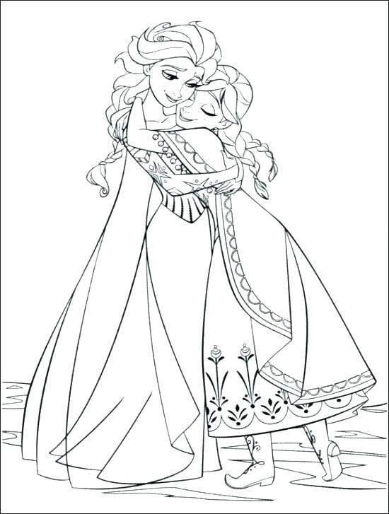 550x727 Frozen Fever Coloring Pages To Print Deepart