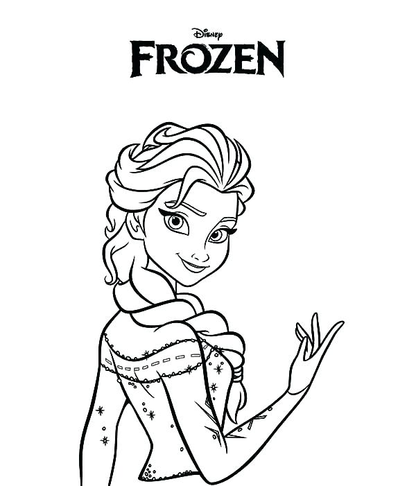 Frozen Fever Elsa Coloring Pages at GetDrawings | Free download