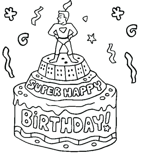 580x630 Coloring Page Birthday Card Happy Birthday Mom Free Coloring Page