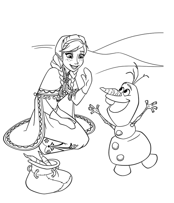 608x711 Frozen Olaf Coloring Page Coloring Book