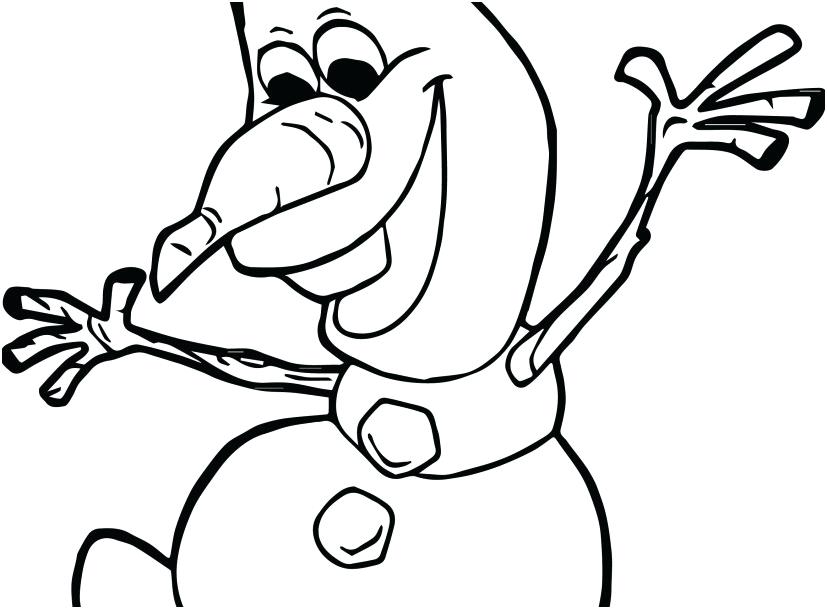 827x609 Olaf Coloring Page Coloring Pages From Frozen Frozen Coloring P