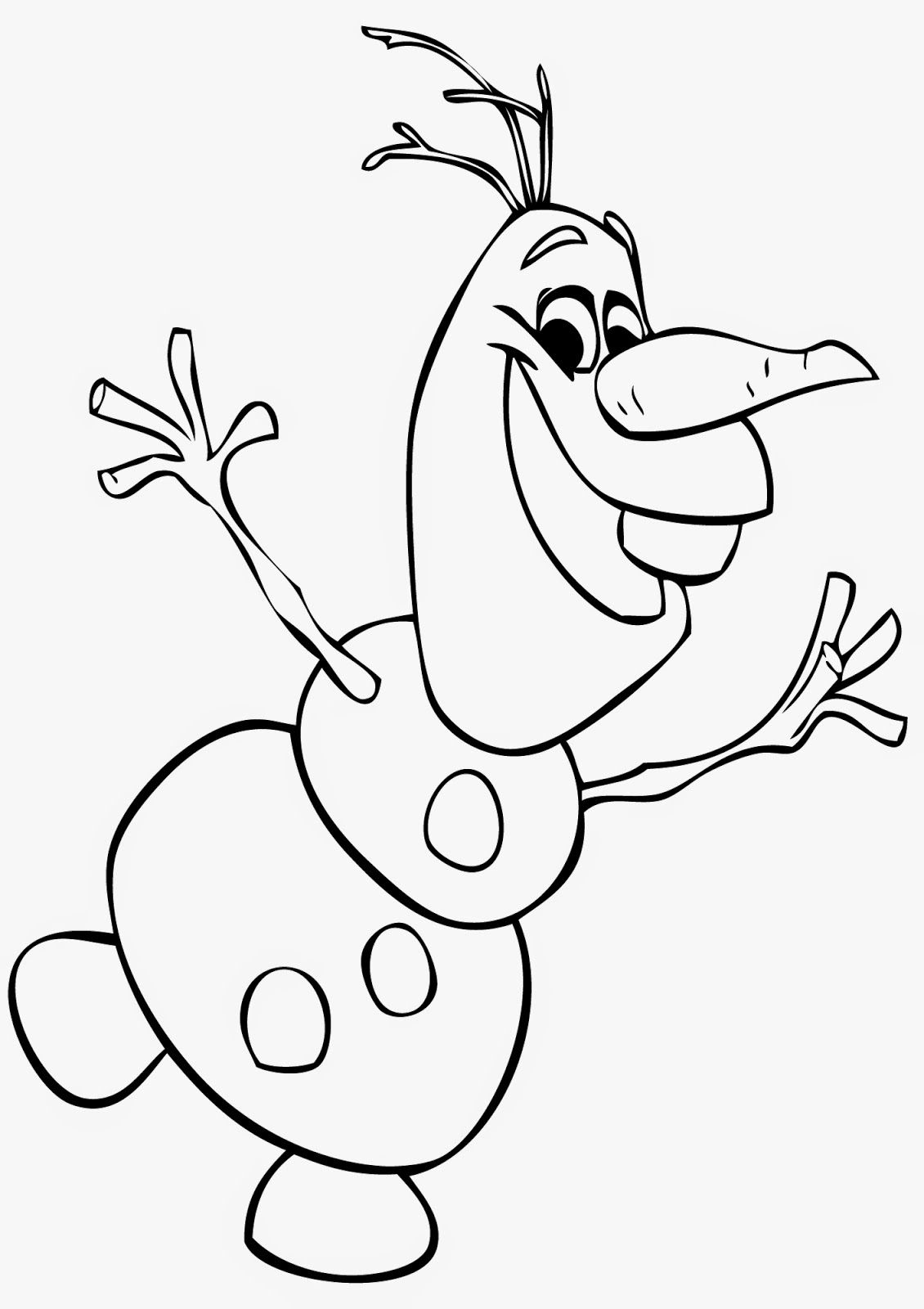 1130x1600 Coloring Pages Of Olaf Interesting Things To Make