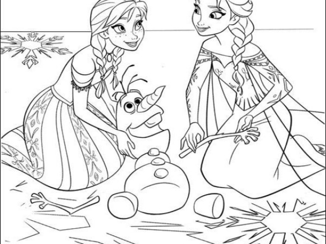640x480 Printable Coloring Pages Frozen Walt Disney Frozen Printables