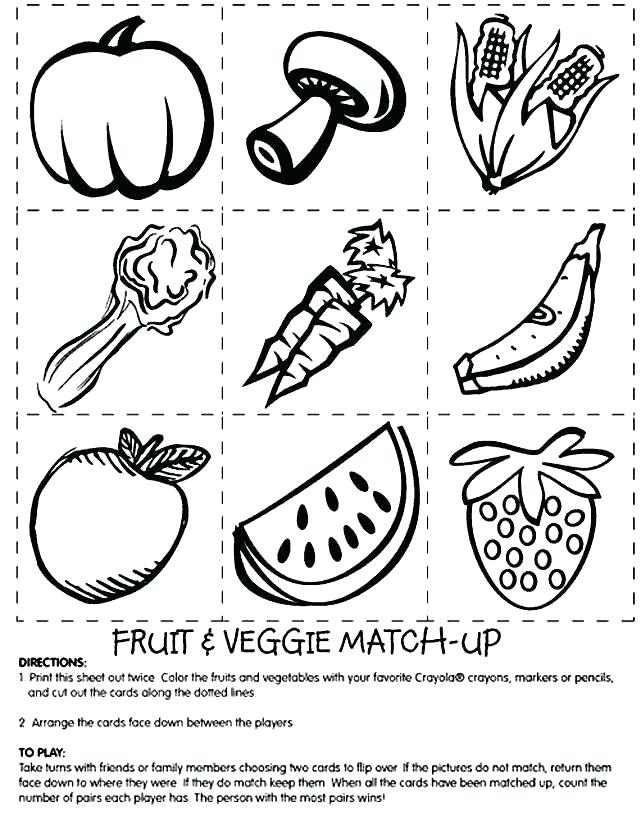641x815 Fruit And Vegetable Coloring Pages Fun Printable Coloring