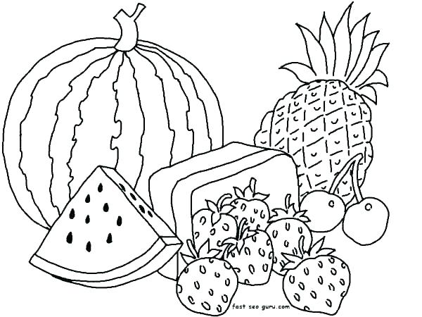 600x450 Printable Vegetable Coloring Pages Best Veggie Coloring Pages
