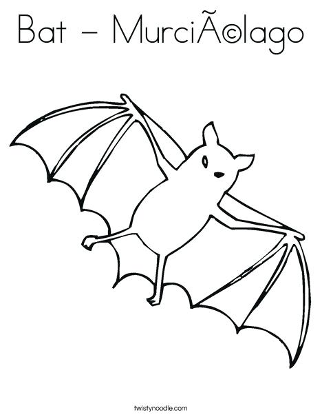 468x605 Battleship Coloring Sheets Bat Coloring Page Twisty Noodle Bat