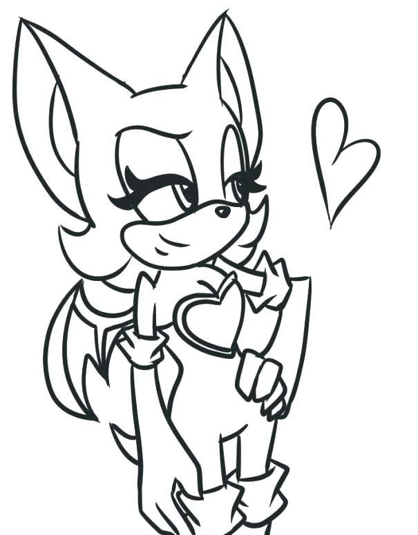 605x775 Color Coloring Pages Rouge The Bat Coloring Pages Bat Pictures