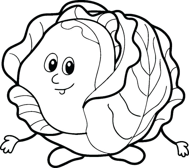 736x655 Coloring Fruits And Vegetables Also Vegetables Coloring Pages