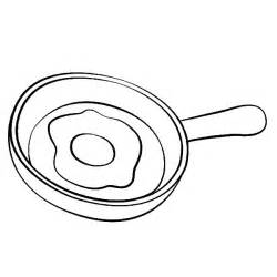 250x250 Frying Pan Coloring Page Coloringcrewcom, Pan Coloring Page