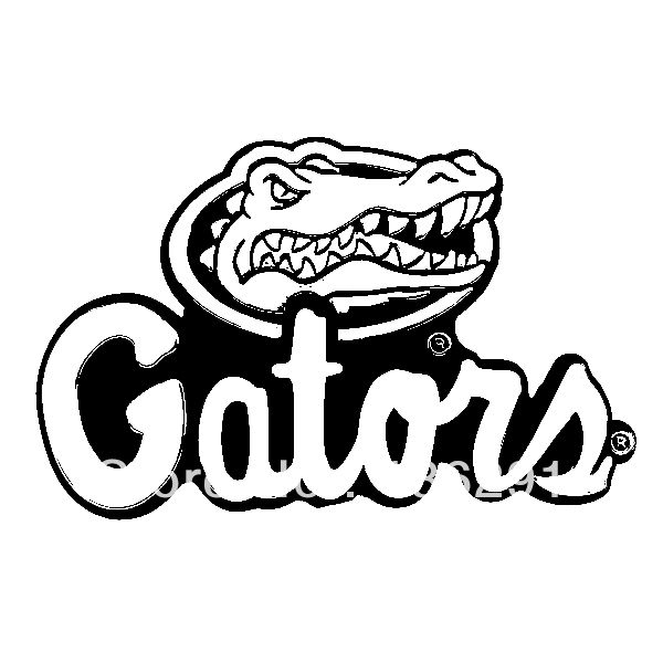 600x600 Gators Coloring Sheet