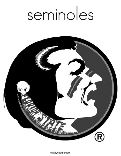 468x605 Seminoles Coloring Page