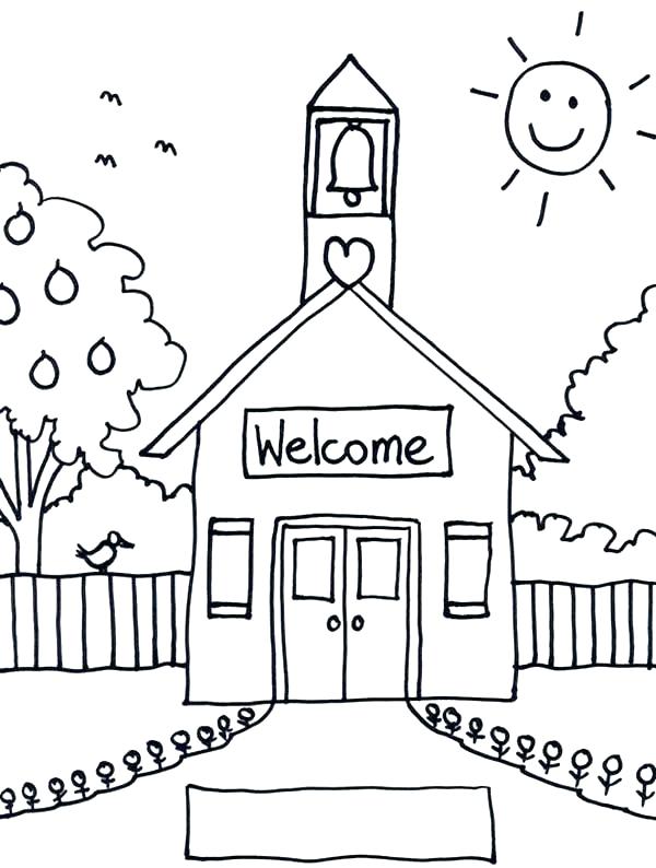 600x794 House Coloring Pages Printable
