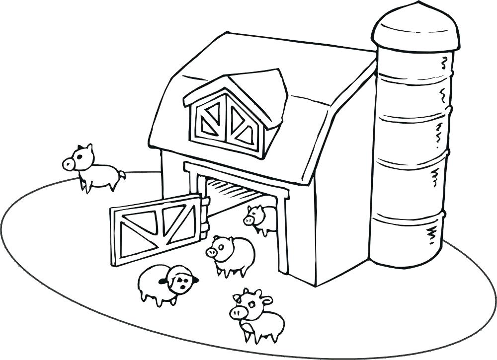 1000x725 Coloring Pages Of Houses Full House Coloring Pages House Coloring