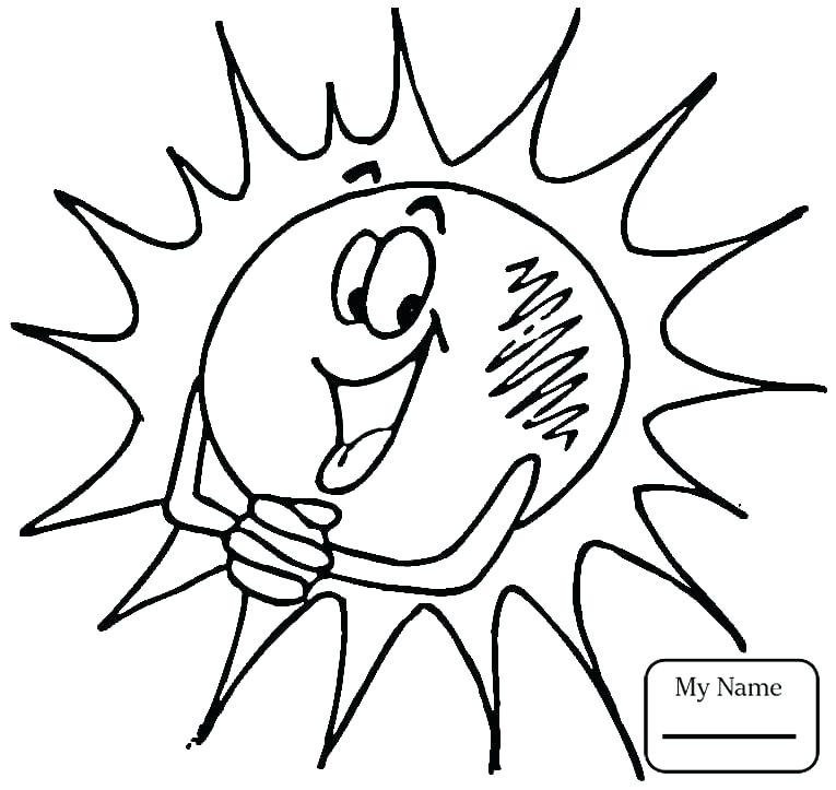 765x723 Sun Moon Coloring Pages