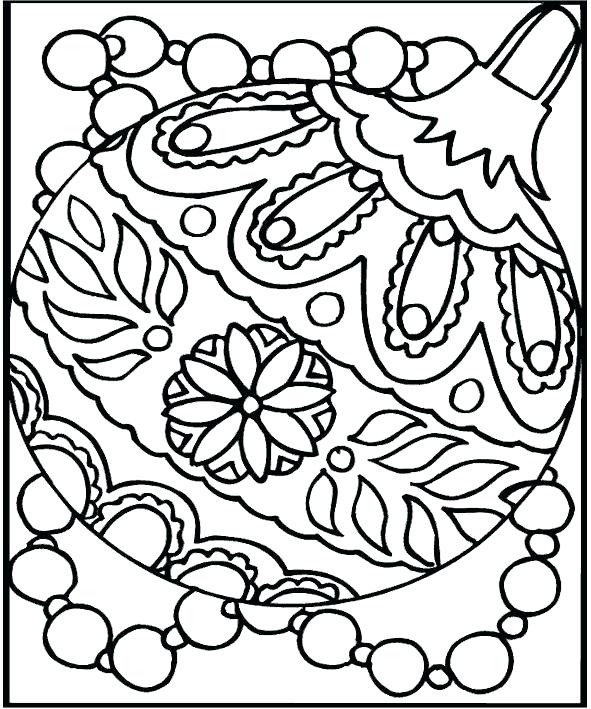 591x709 Free Printable Christmas Coloring Pages