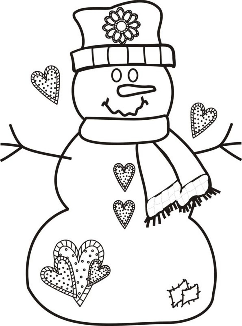 928x1248 Christmas Coloring Pages S On Snowman Merry Christmas Coloring