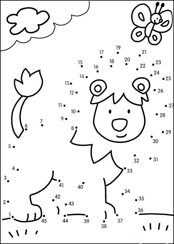 567x794 Connect The Dots Coloring Pages Lovely Dot Coloring Pages Dot