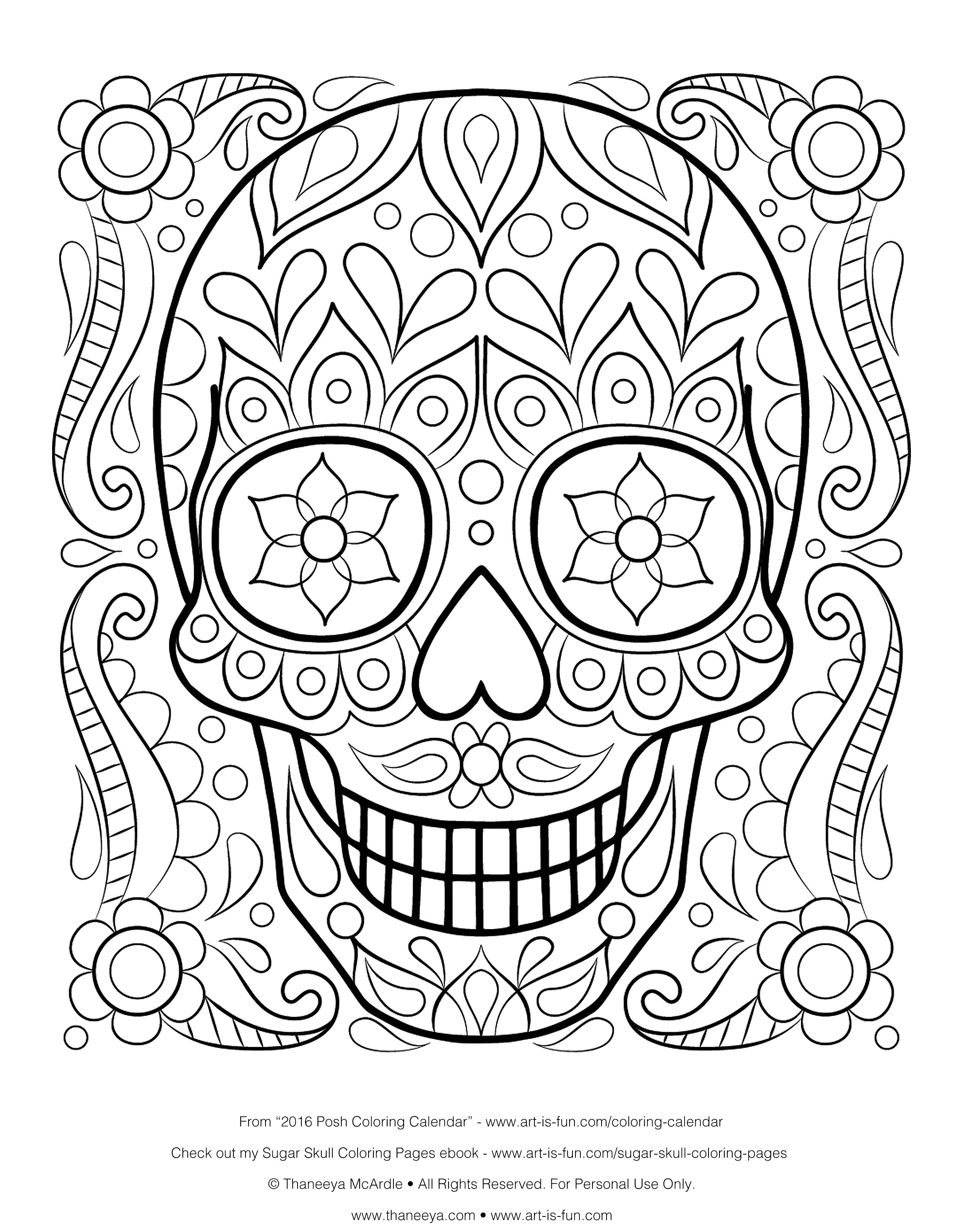 2550x3263 Halloween Coloring Pages Day Of The Dead Dia De Los Muertos