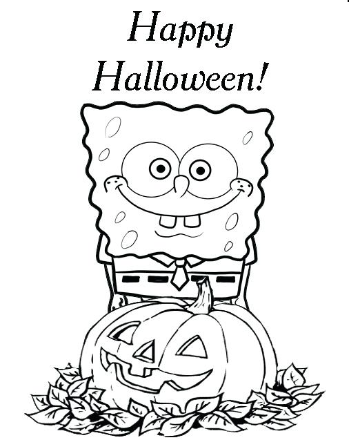 506x637 Halloween Coloring Pages Printable Icontent