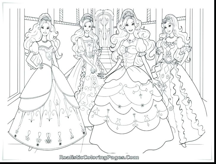 728x555 Barbie Coloring Pages Printable Or Medium Size Of Barbie Fashion
