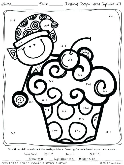 500x667 Subtraction Coloring Pages Grade Coloring Pages First Grade