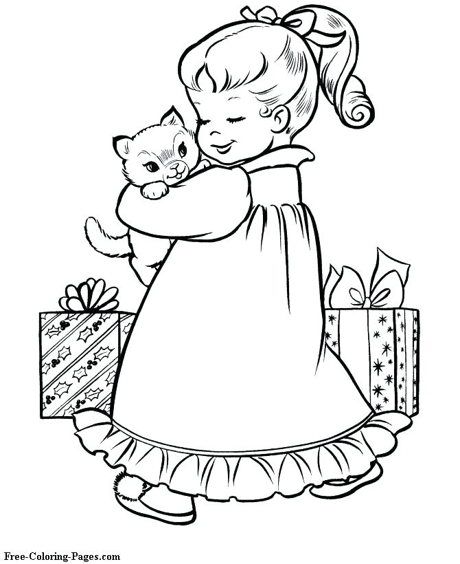670x820 Coloring Pages Of Kittens To Print Free Fun Coloring Pages