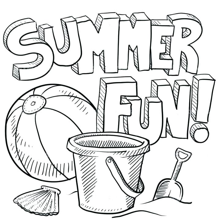 728x728 Summer Fun Coloring Pages Summer Coloring Activities Coloring