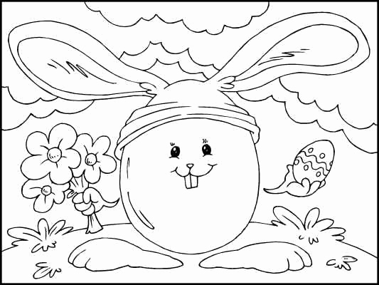 533x400 A Funny Easter Coloring Page Find Even More Easter Fun