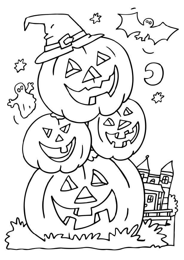 616x872 Fun Halloween Coloring Pages