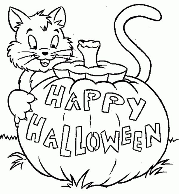 599x650 Funny Halloween Coloring Pages Nice Coloring Pages For Kids
