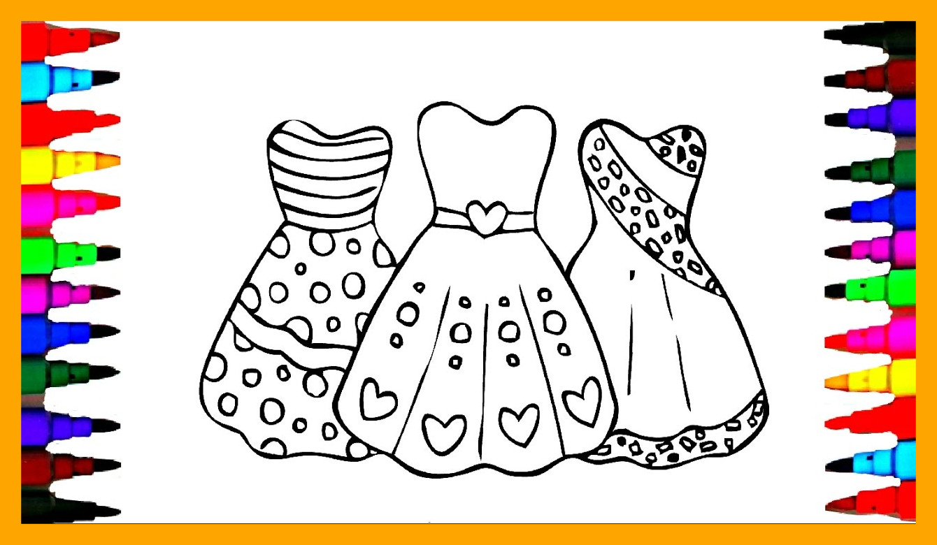 1340x780 Now Dress Coloring Pages To Print Appealing Fun Disney Princess Up