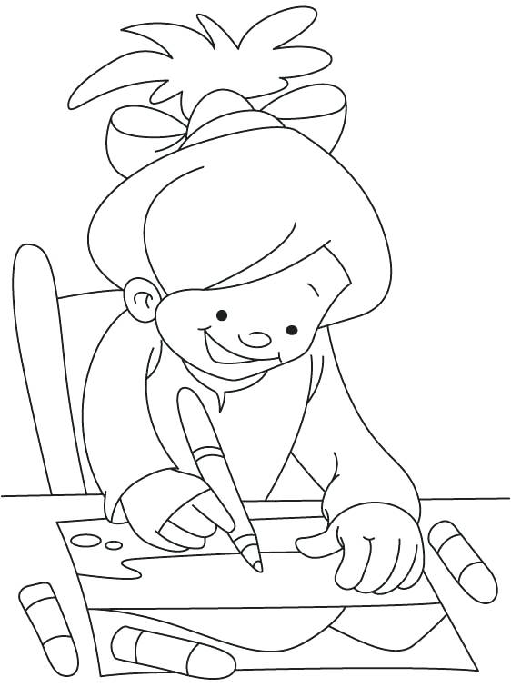 562x756 How To Draw Birthday Party Coloring Pages How To Draw Birthday