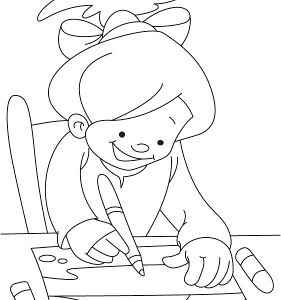 562x600 How To Draw Coloring Pages