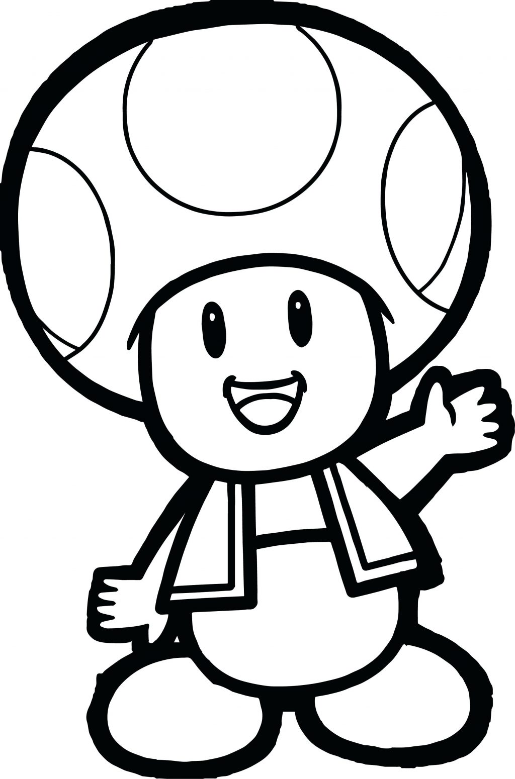 1024x1550 Coloring Page Mario Color Pages Super Mushroom Coloring Page
