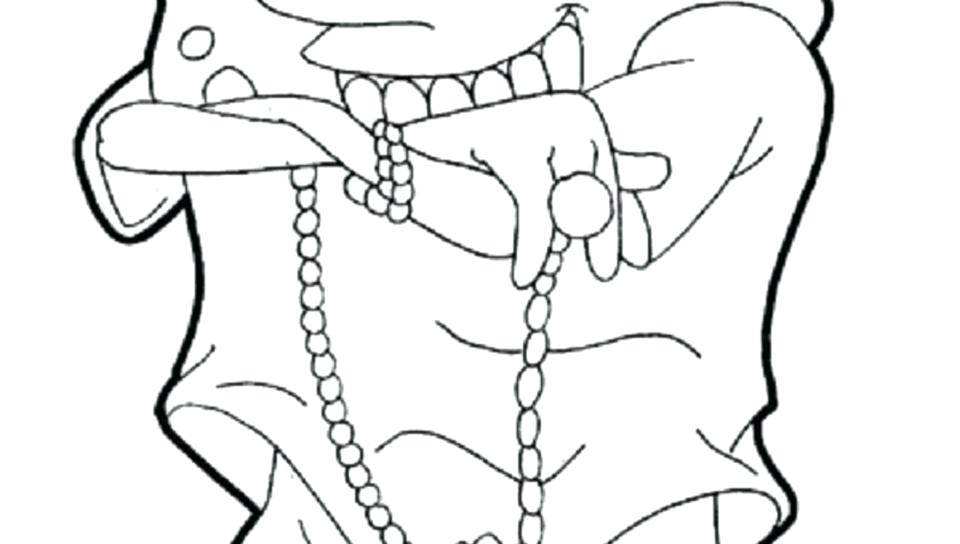 960x544 Gangster Spongebob Coloring Pages
