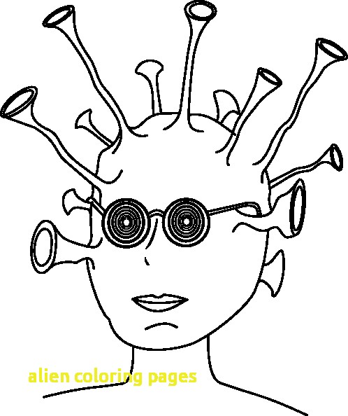 498x594 Alien Coloring Pages With Top Free Printable Funny Alien