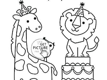 440x330 Coloring Pictures For Children Forest Animal Coloring Pages Funny