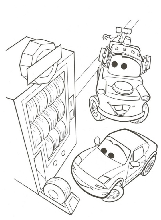 564x768 Coloring Pages Cars Free Coloring