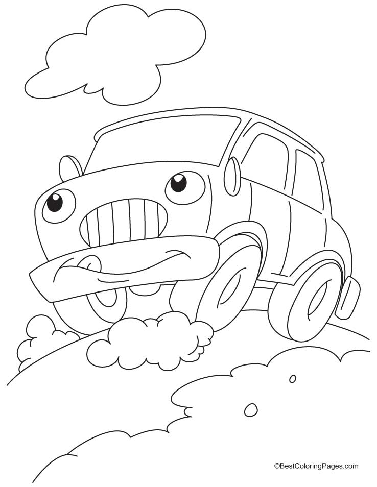 738x954 Funny Car Coloring Pages Download Free Funny Car Coloring Pages