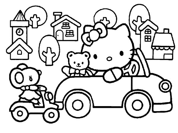 600x450 Car Coloring Pages For Girls To Funny Print Draw Printable